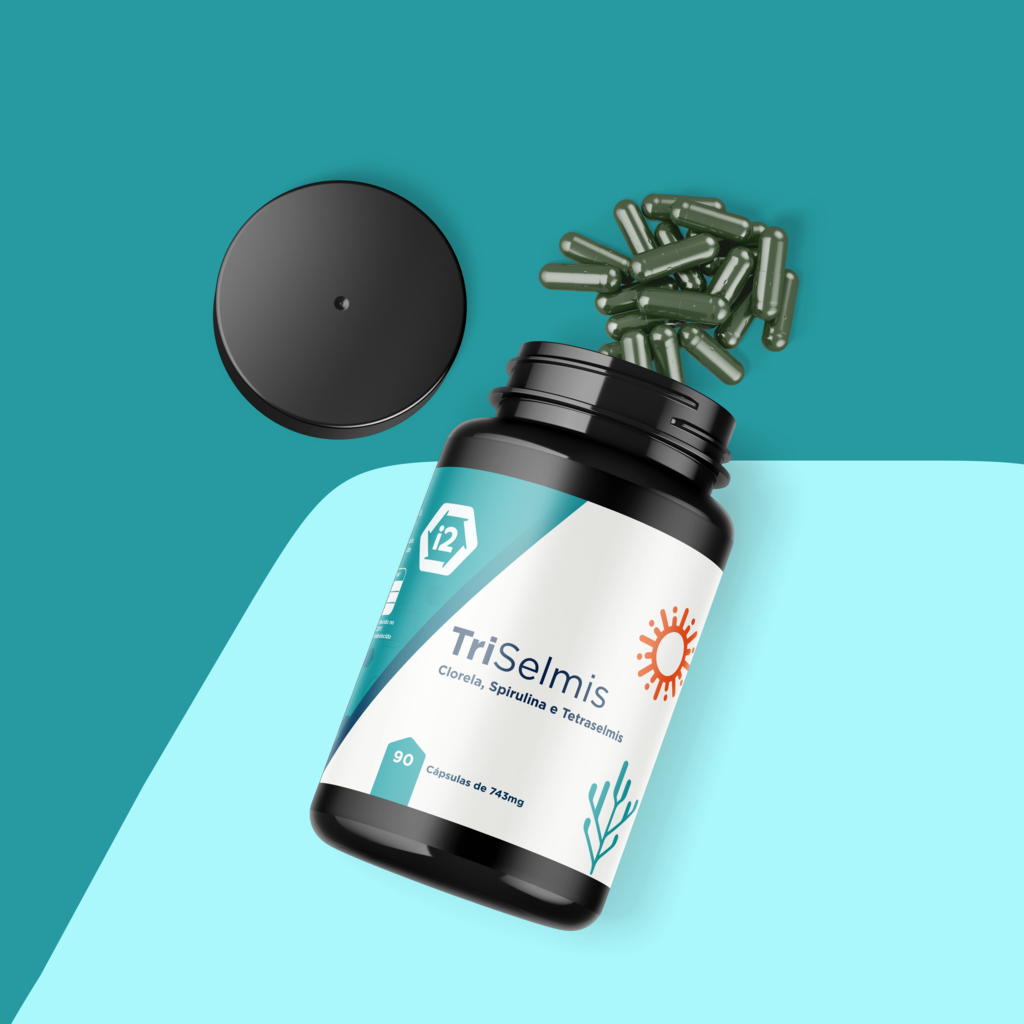 Caixa de comprimidos triselmis para fonte de nutrientes para o nosso corpo