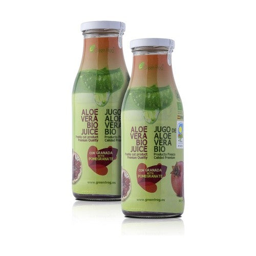 Sumo de Aloe Vera, com sabor a romã