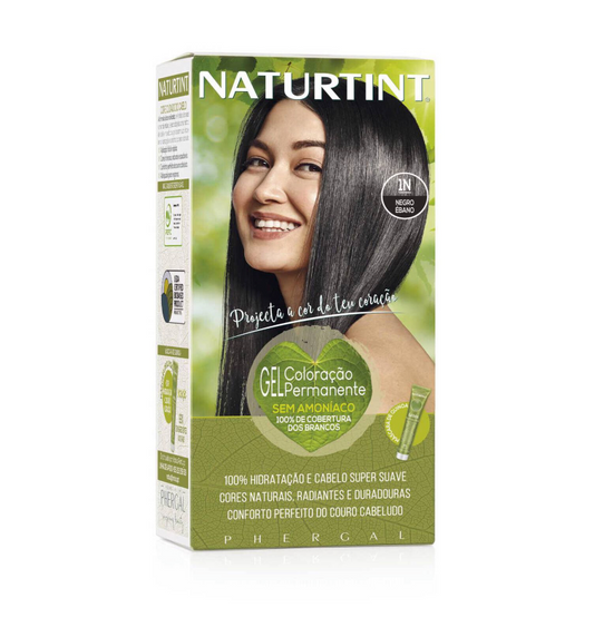 Tinta para cabelo 1N Negro Ébano Naturtint