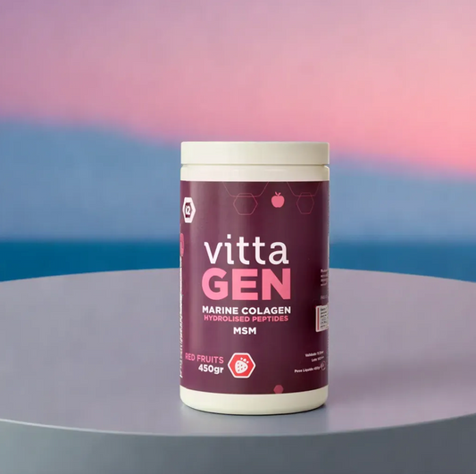 Vitta Gen - Colagénio Marinho, Yacon e Super Berry Mix - 450 Gr