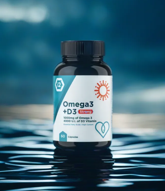 Omega 3 + Vitamina D3 - 60 cápsulas