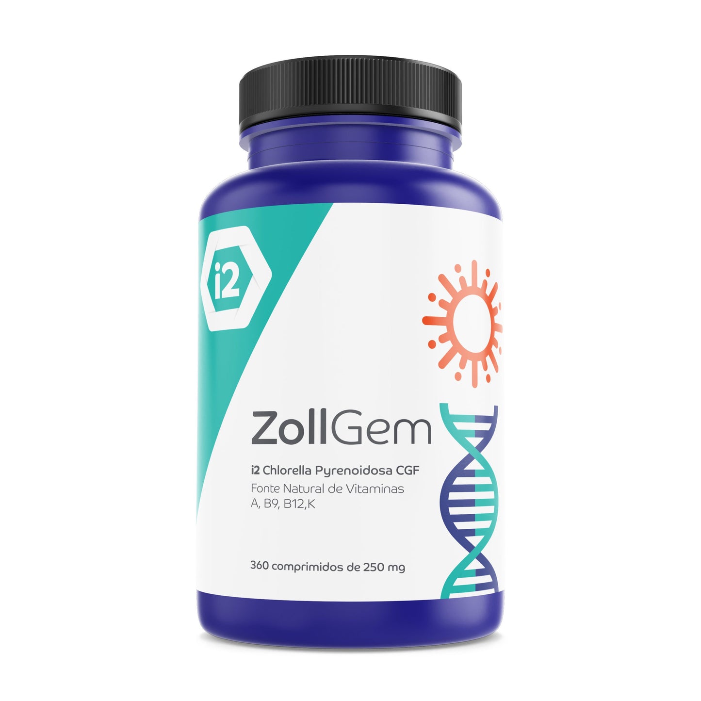 Frasco de Clorela - ZollGem - fonte de nutrientes