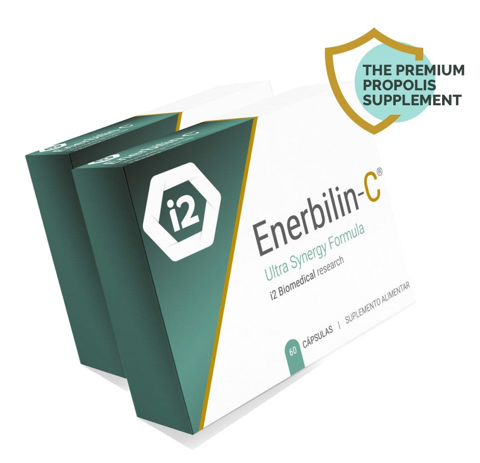 Caixa de Enerbilin-C ® um suplemento alimentar antioxidante, anti-inflamatório e potenciador do sistema imunitário. É um aliado indispensável e eficaz na prevenção contra os vírus da atualidade. 